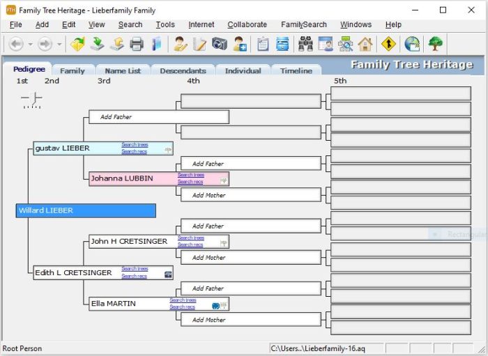 TreeTips™ is an innovative technology built into Family Tree Heritage that displays hints for possible records about your ancestors.